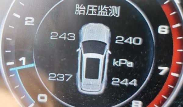 汽車儀表盤出現(!) 黃燈怎么消除 需要補充輪胎胎壓（會自動消除）