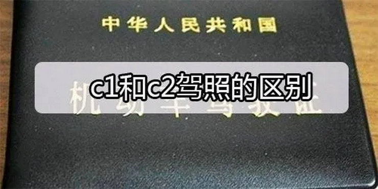 C1駕照和C2駕照的區別