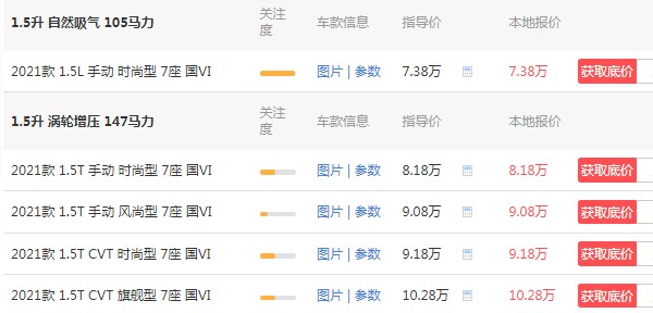 二手七座寶駿730價(jià)格表 二手寶駿730僅售3萬(新車7萬)