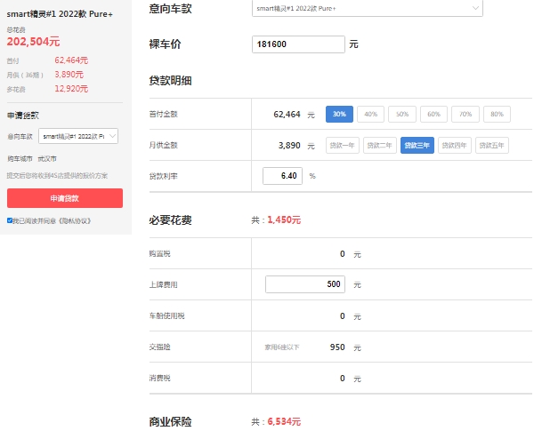 smater奔馳汽車報(bào)價(jià)，在售smart精靈#1報(bào)價(jià)18萬(wàn)起
