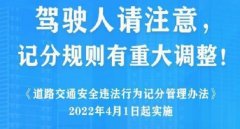 2022年4月1日新交規扣分標準，這些扣分項要注意了