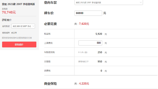 東風(fēng)奕炫2021款多少錢，市場最低報價6萬起