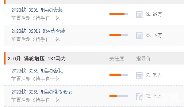 寶馬3系多少錢(qián) 新車(chē)起步售價(jià)29.99萬(wàn)（全款落地32.38萬(wàn)元）