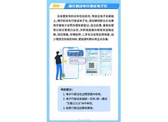 12123電子行駛證開(kāi)啟試點(diǎn)申領(lǐng)：年底前全國(guó)全面推廣 封面圖