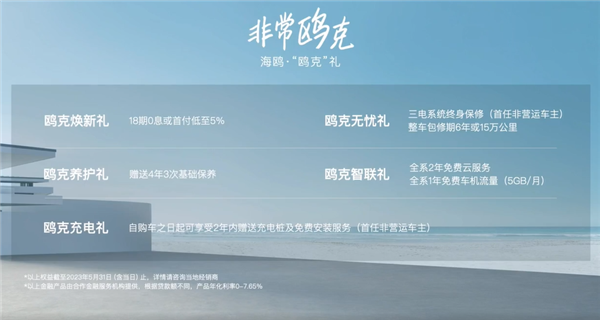 7.38萬起！比亞迪海鷗正式上市 續航最高可達405km