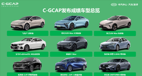 中汽測評公布12款車型測評結(jié)果：阿維塔11、極越01、小鵬G6在列